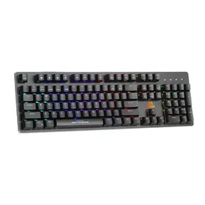 Marvo KG945, Optische Tastatur US, Game, wasserdicht typ verkabelt (USB), schwarz, optisch, RGB-Beleuchtung